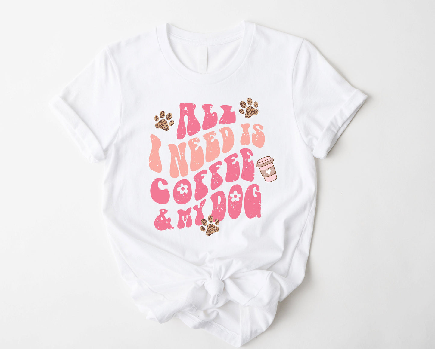 Coffee and my Dog Graphic Tee