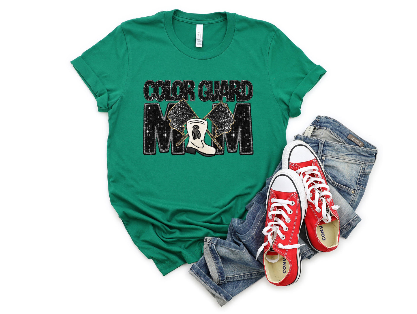 Color Guard Bling Graphic Tee