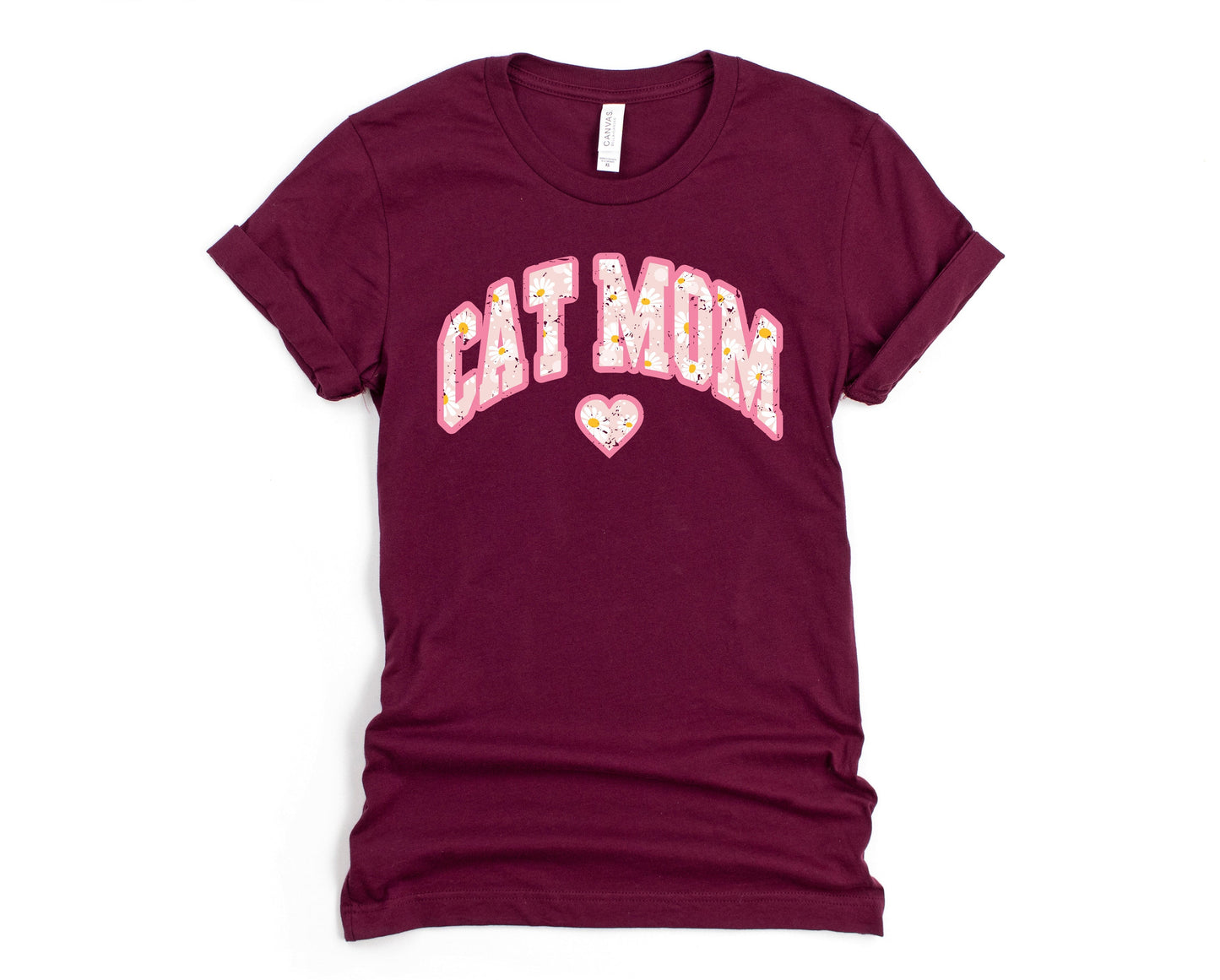 Daisy Cat Mom Graphic Tee