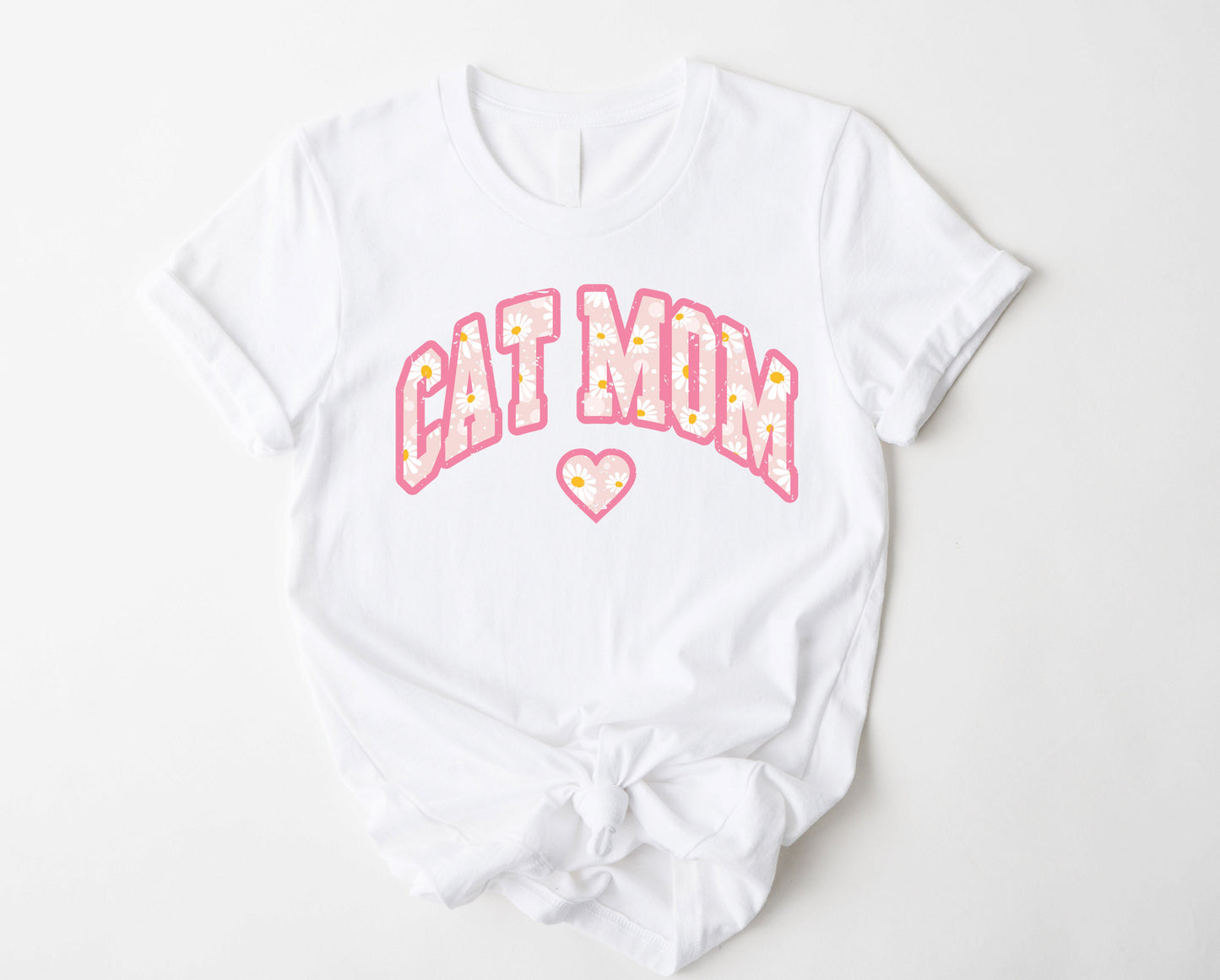 Daisy Cat Mom Graphic Tee