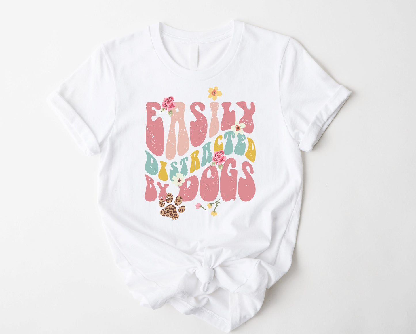 Easily Distracted by Dogs Graphic Tee