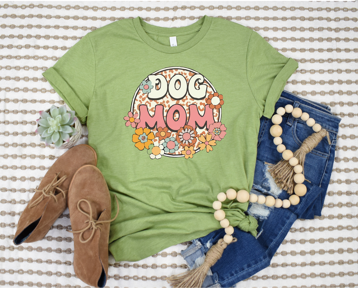Groovy Dog Mom Graphic Tee