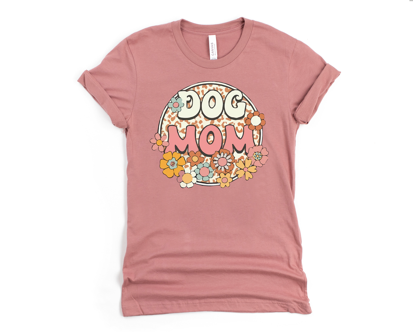 Groovy Dog Mom Graphic Tee