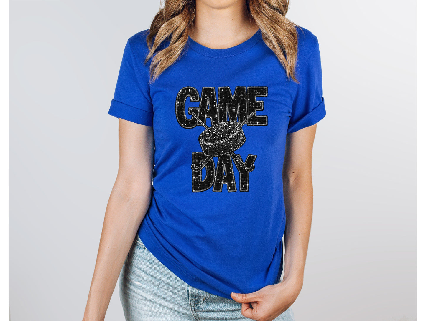 Hockey Bling Graphic Tee