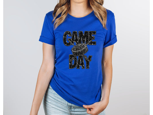 Hockey Bling Graphic Tee