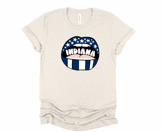 Indiana Lips Graphic Tee