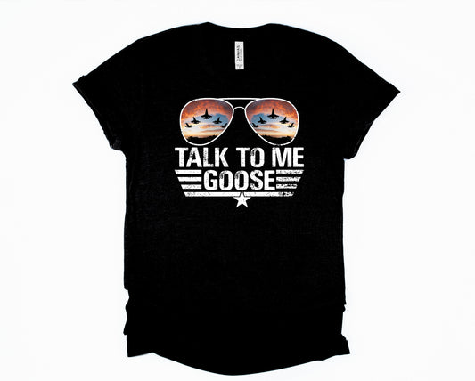 Jets Talk to me Goose Graphic Tee