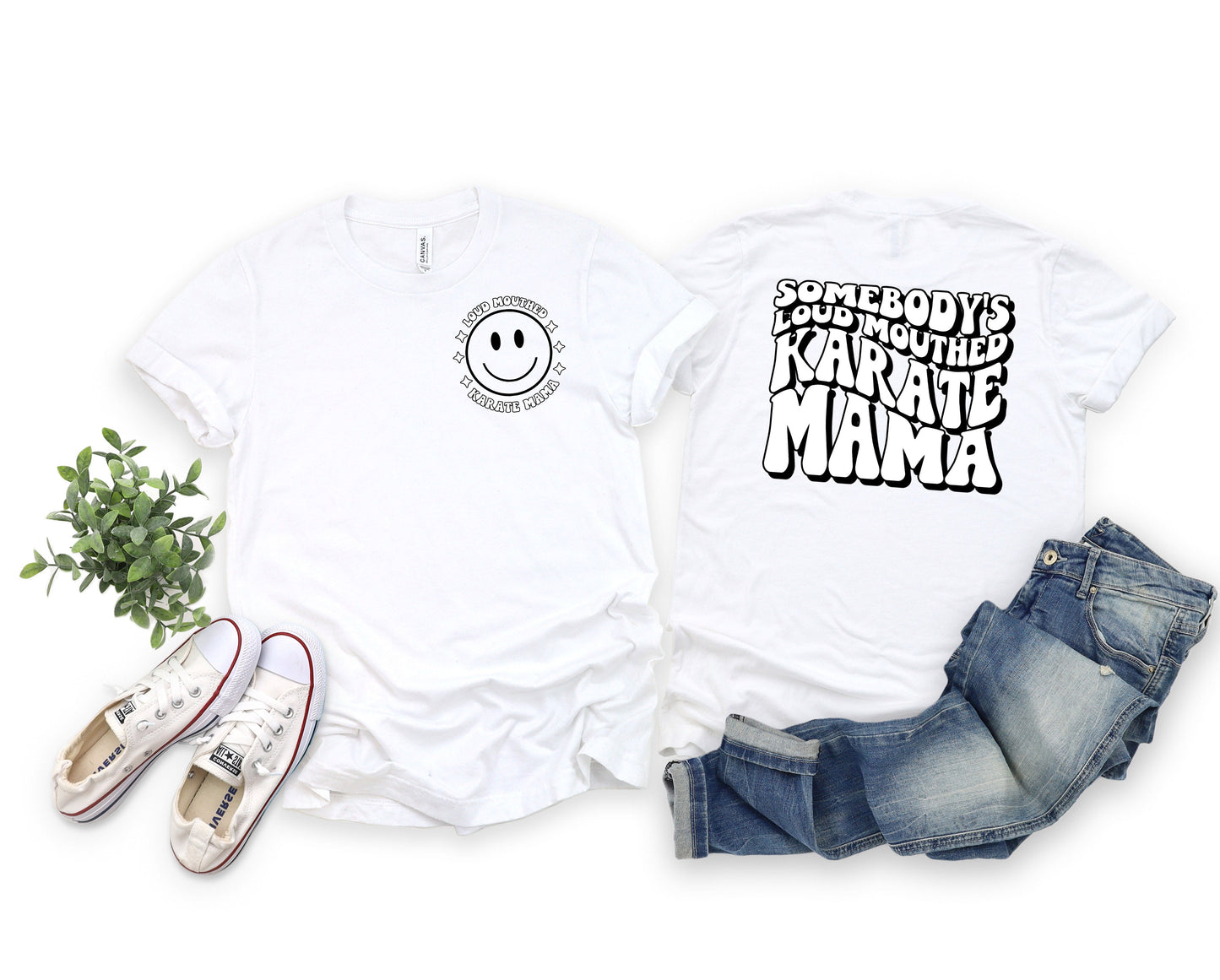 Loud Mouthed Karate Mama Graphic Tee