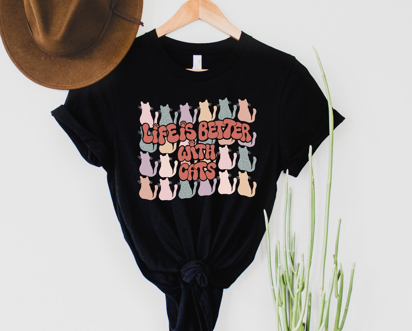 Life is Better With Cats Graphic Tee