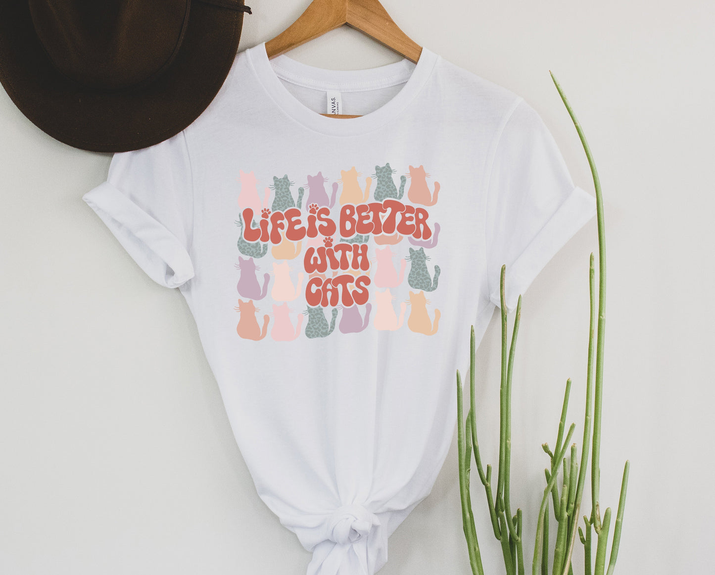Life is Better With Cats Graphic Tee
