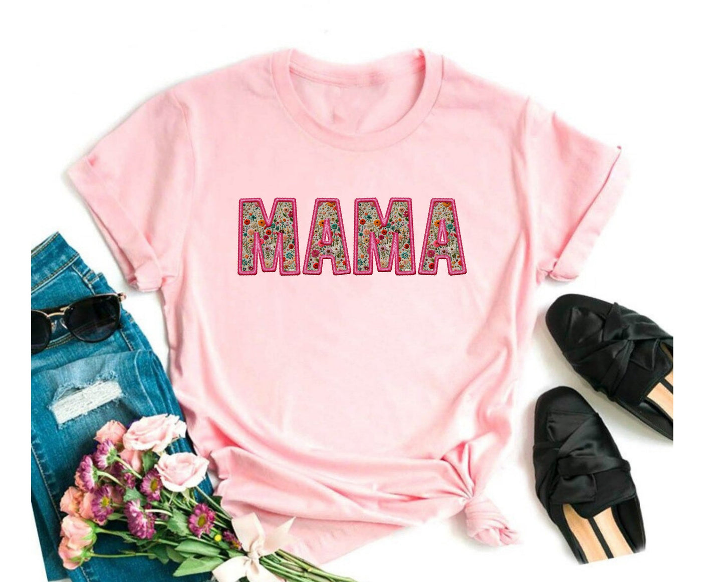 CUSTOM Embroidery Graphic Tee