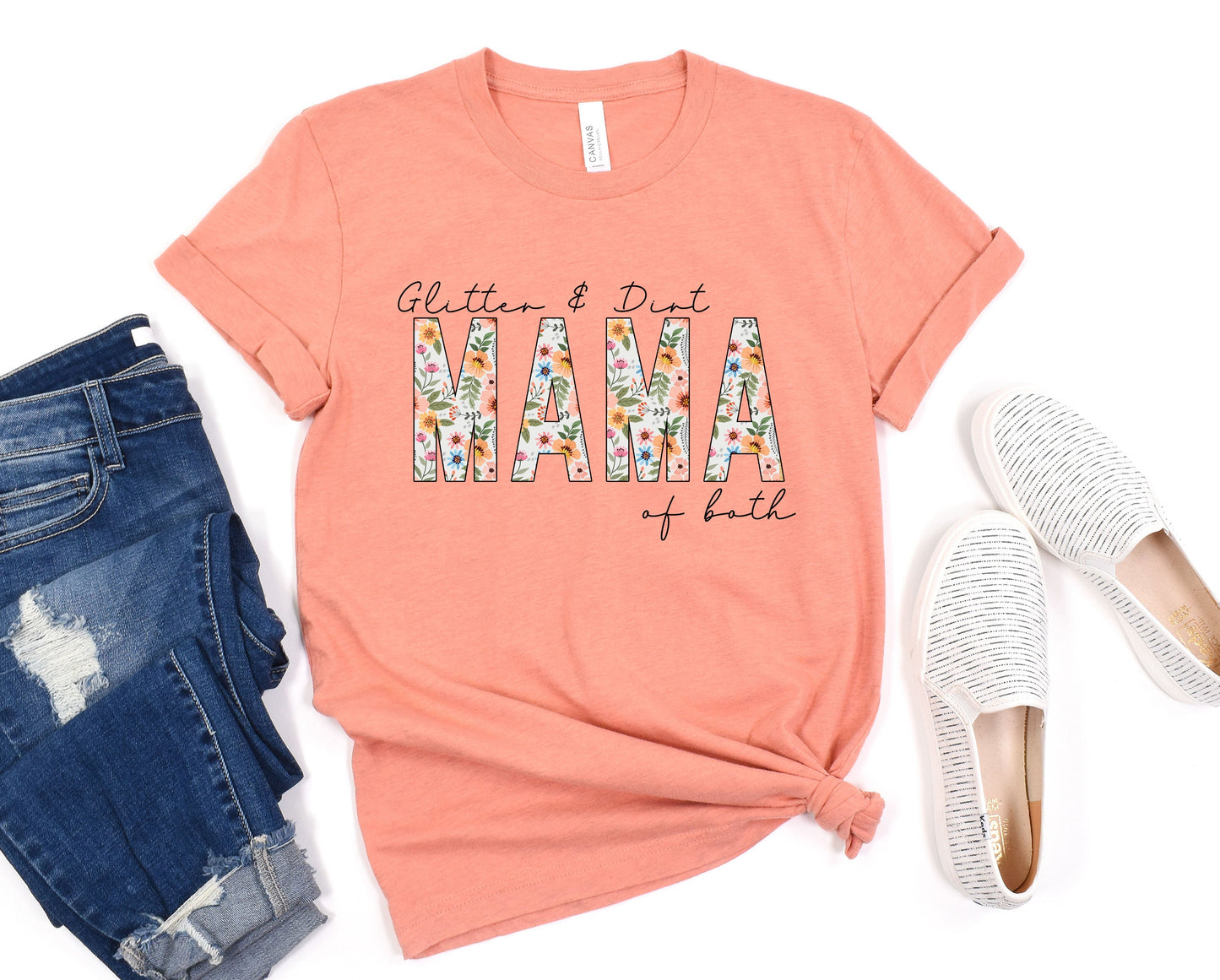 Mama of Both Graphic Tee