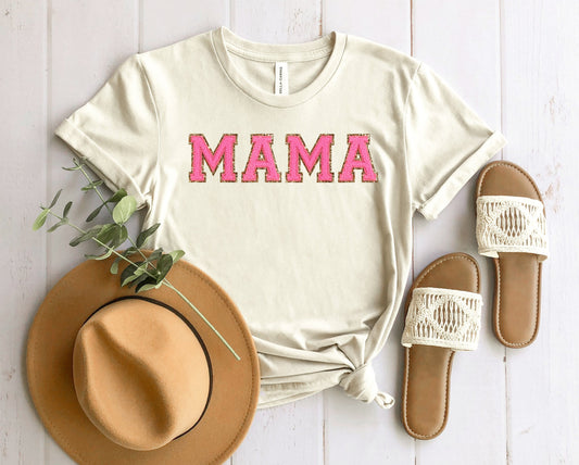mama patch ALL PINK Graphic Tee