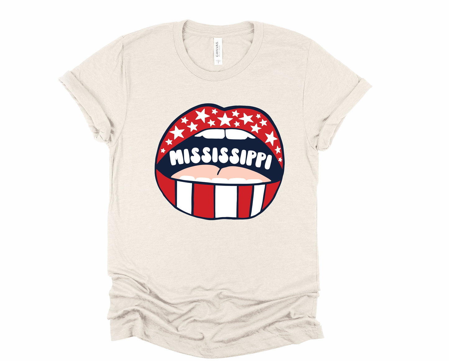 Mississippi Lips Graphic Tee