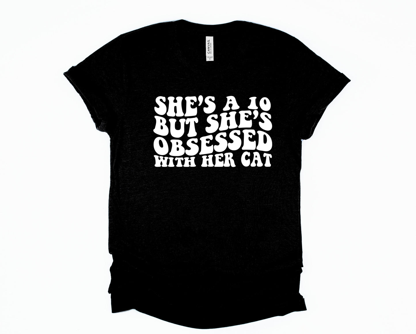 Obsessed with her Cat Graphic Tee