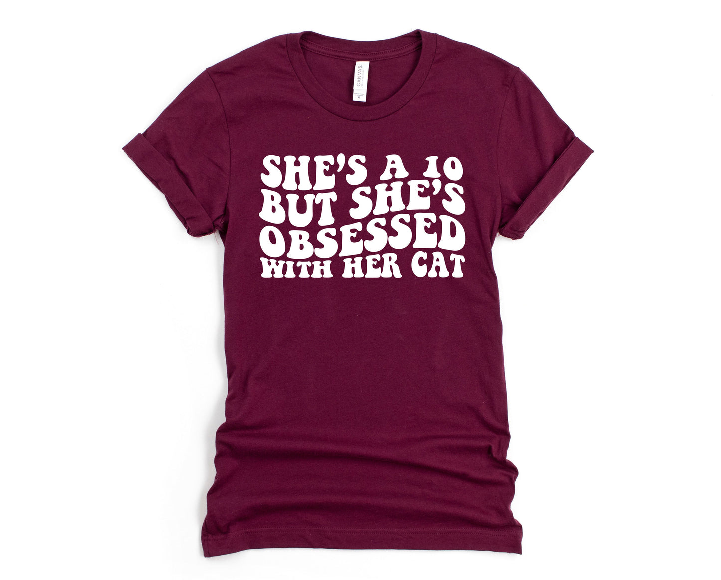 Obsessed with her Cat Graphic Tee