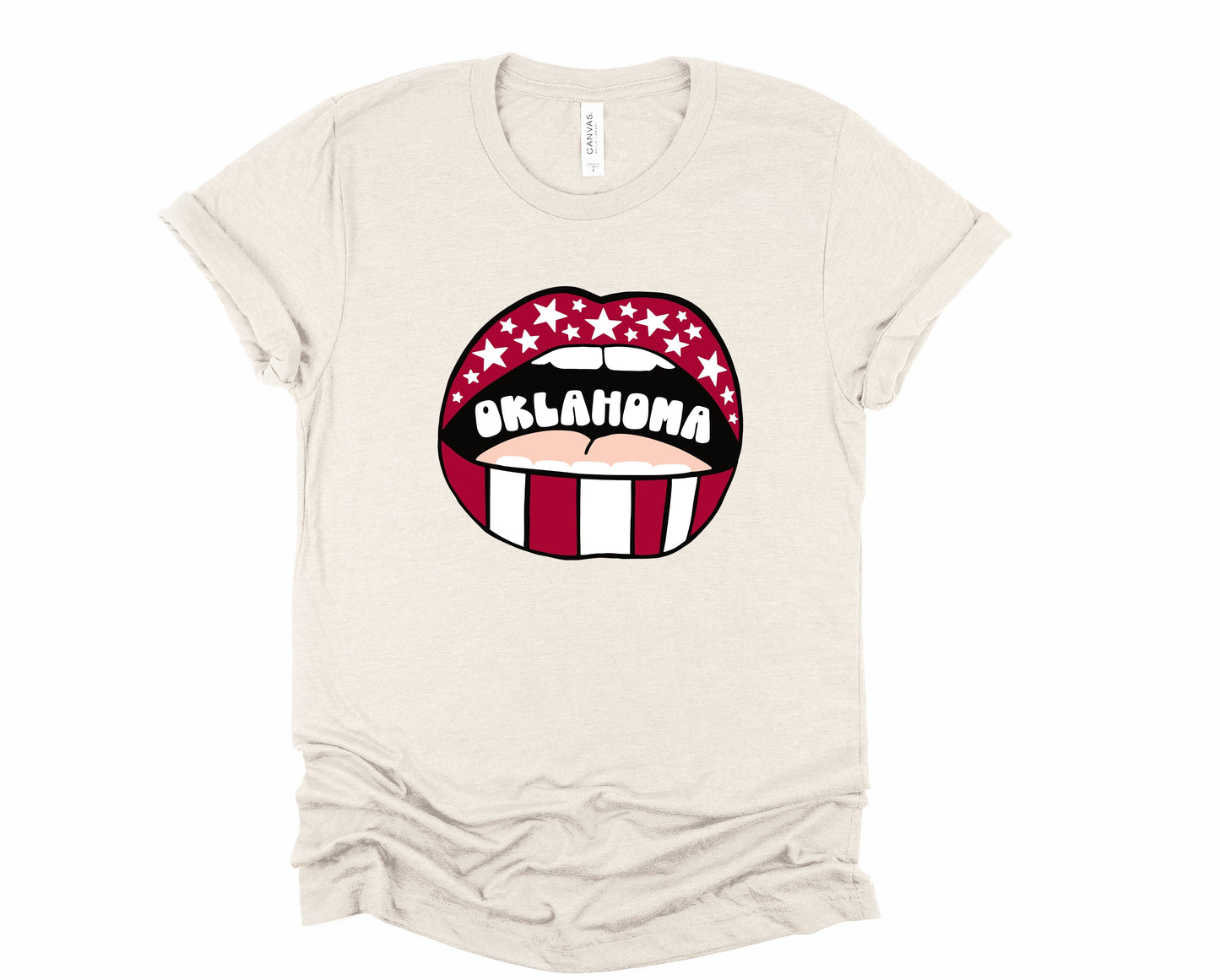 Oklahoma Lips Graphic Tee