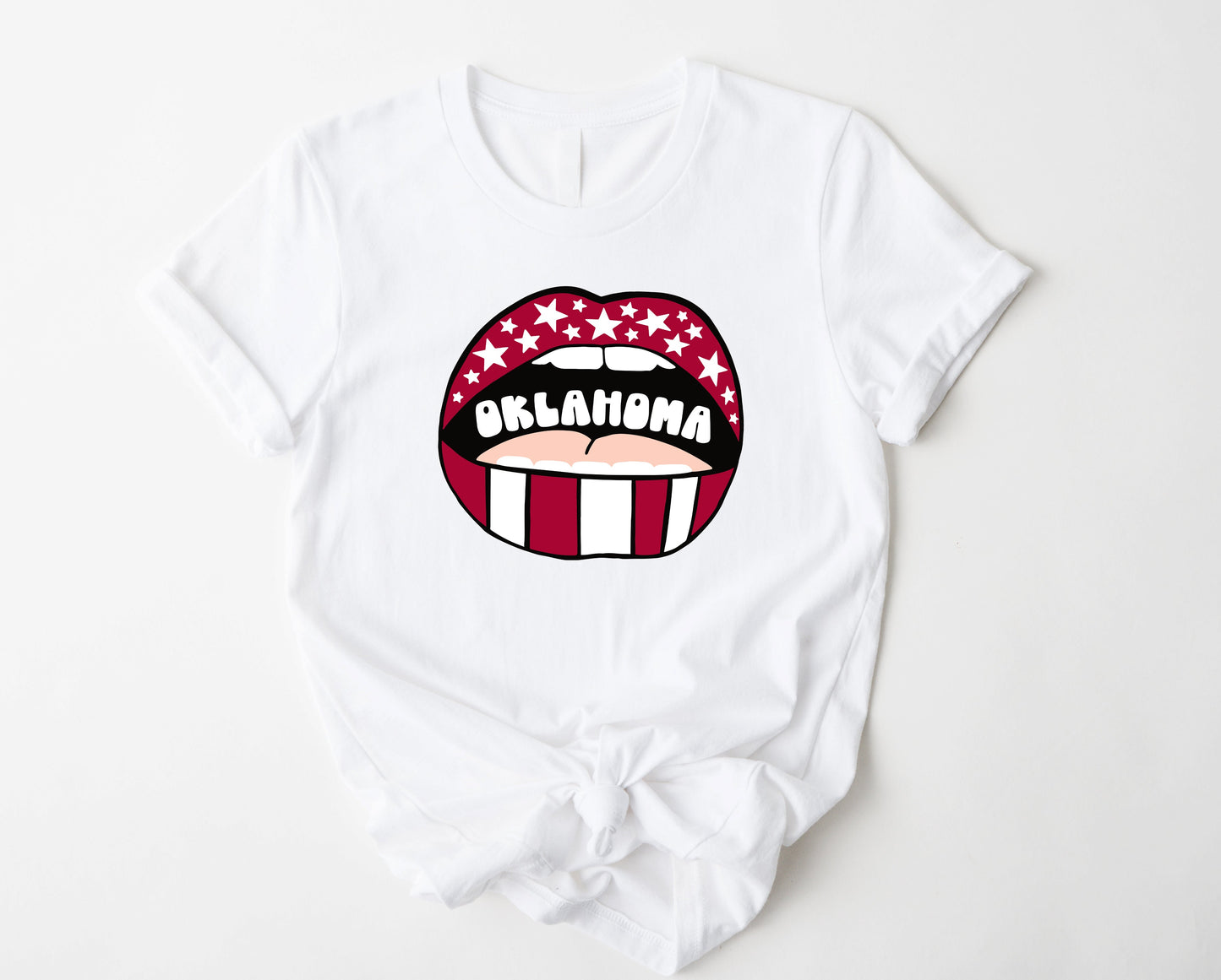 Oklahoma Lips Graphic Tee