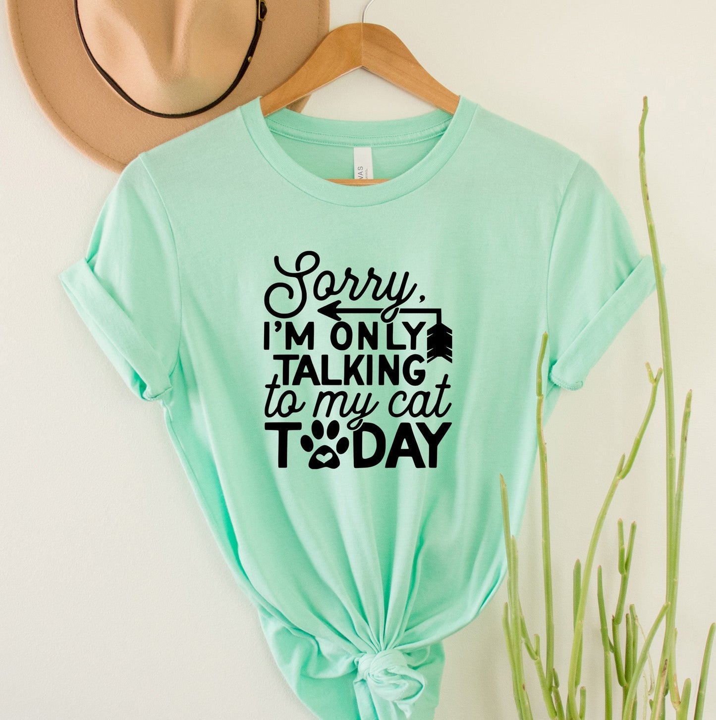 Only Talking to My Cat Today Graphic Tee