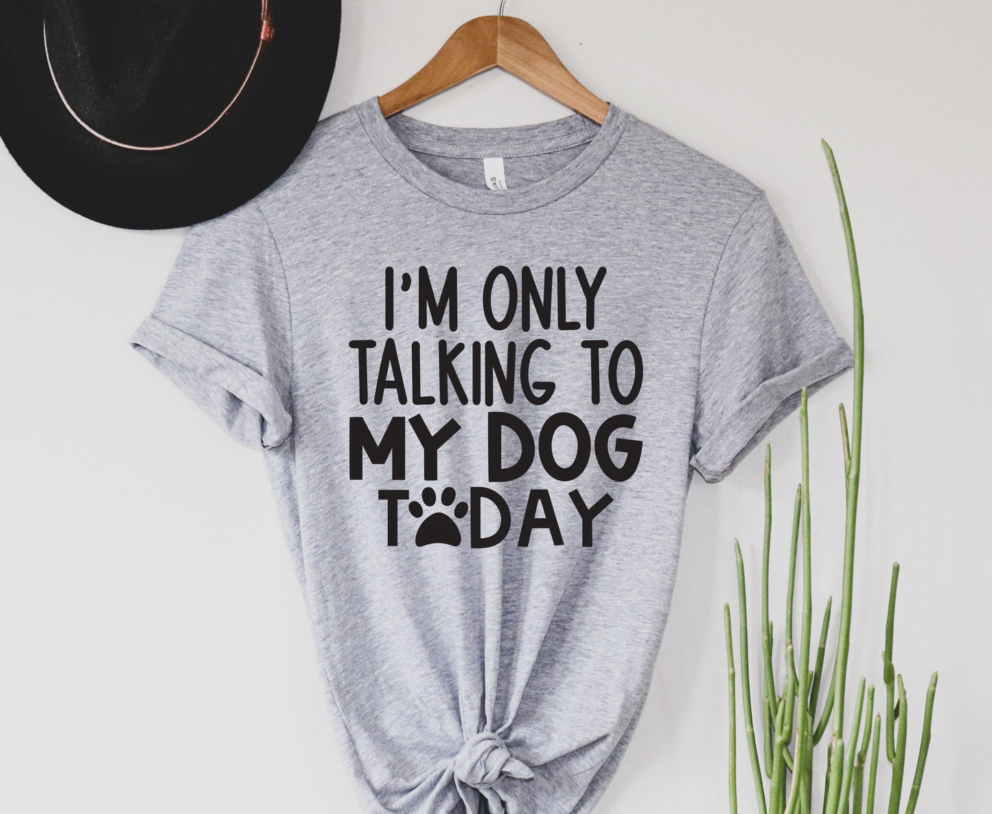 Only Talking to Dogs Today Graphic Tee