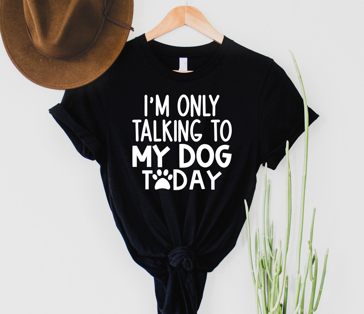 Only Talking to Dogs Today Graphic Tee