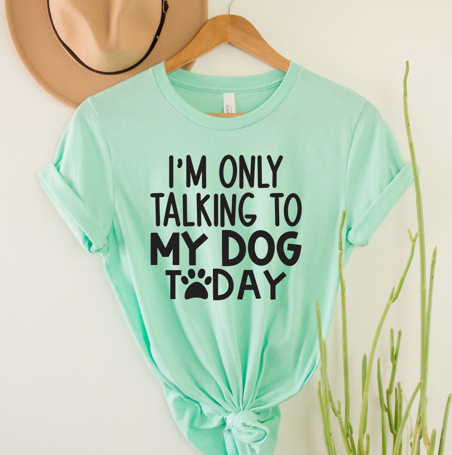Only Talking to Dogs Today Graphic Tee