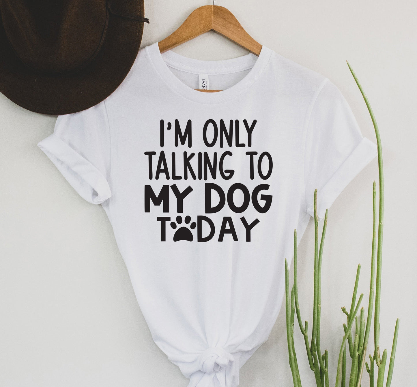 Only Talking to Dogs Today Graphic Tee
