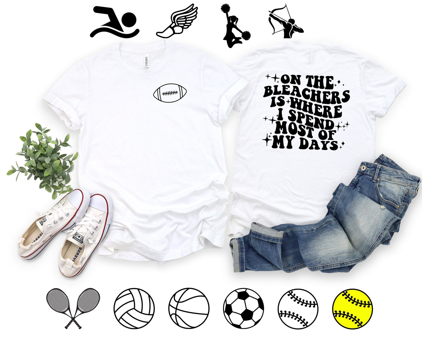 On The Bleachers Continued Graphic Tee