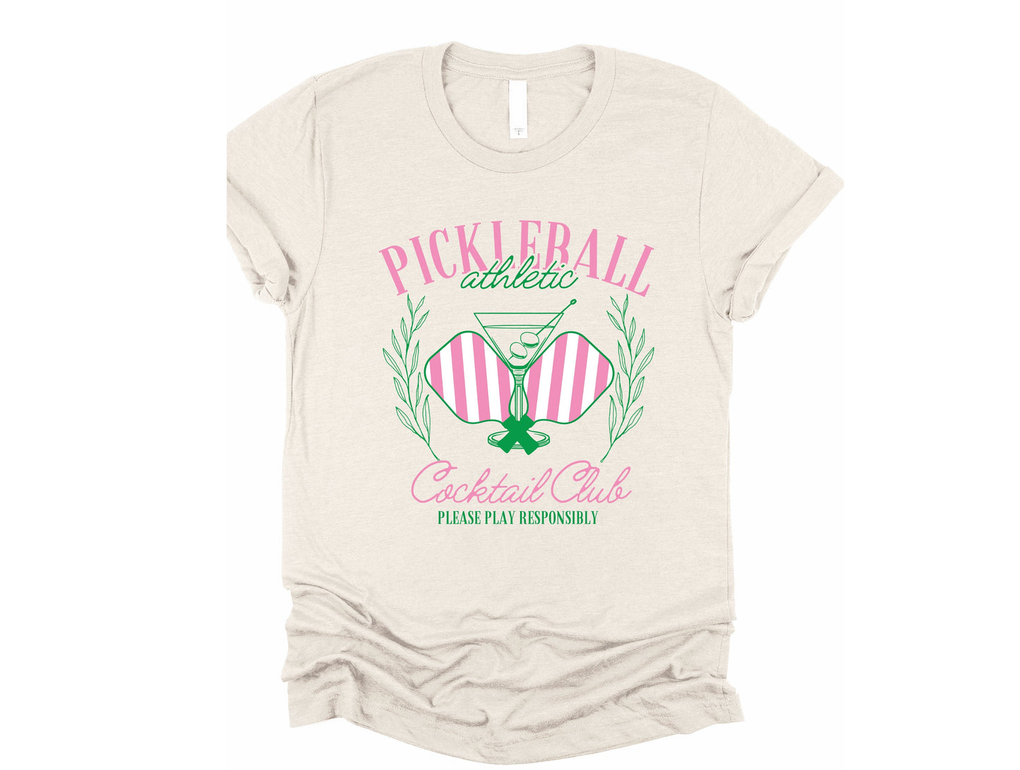 Pickleball Cocktail Club Graphic Tee