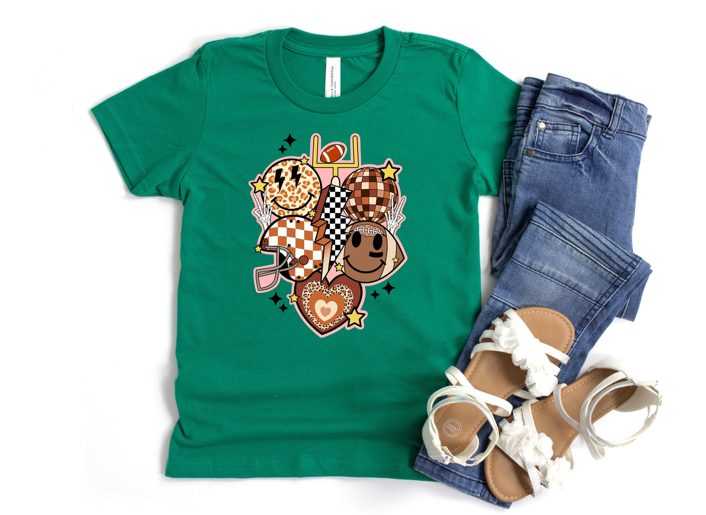 Retro football - KIDS Graphic Tee