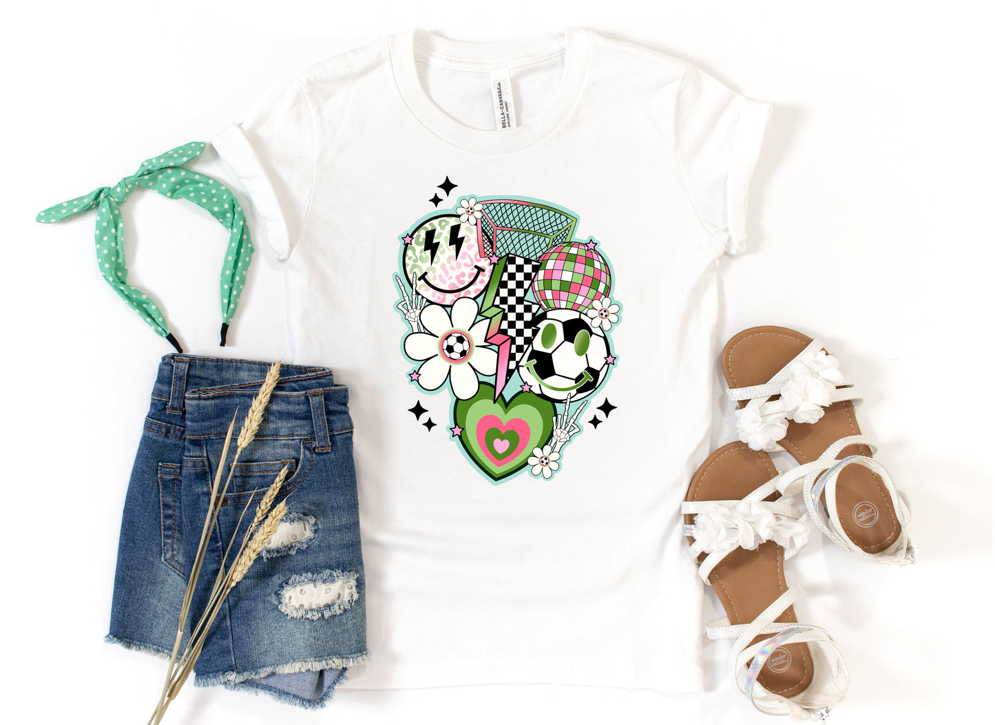 Retro Soccer - KIDS Graphic Tee