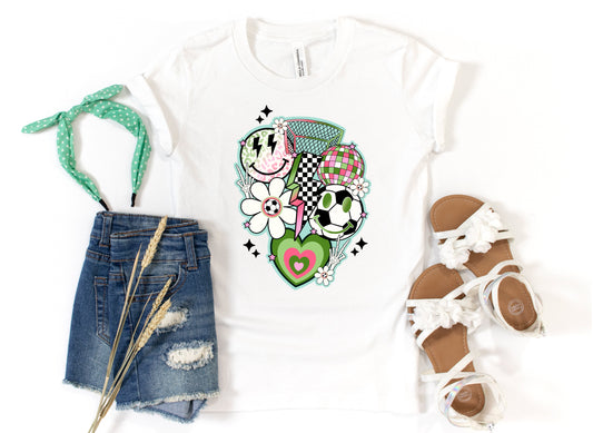 Retro Soccer - ADULTS Graphic Tee