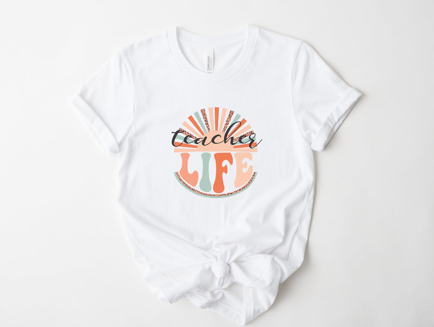 Retro Teacher Life Graphic Tee