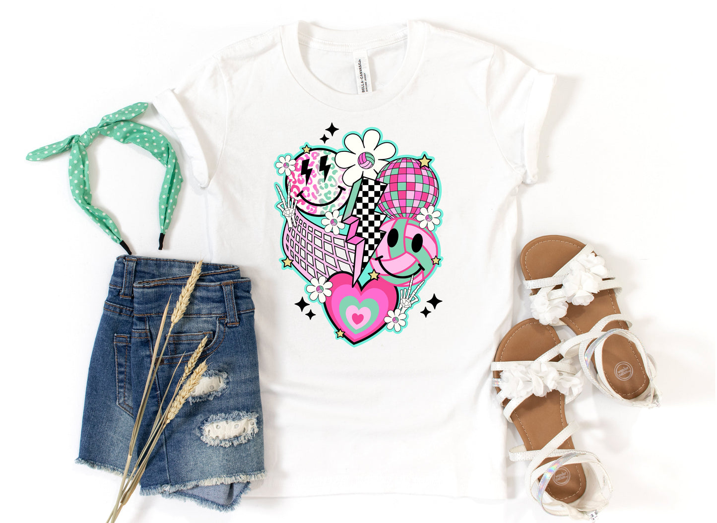 Retro Volleyball - KIDS Graphic Tee