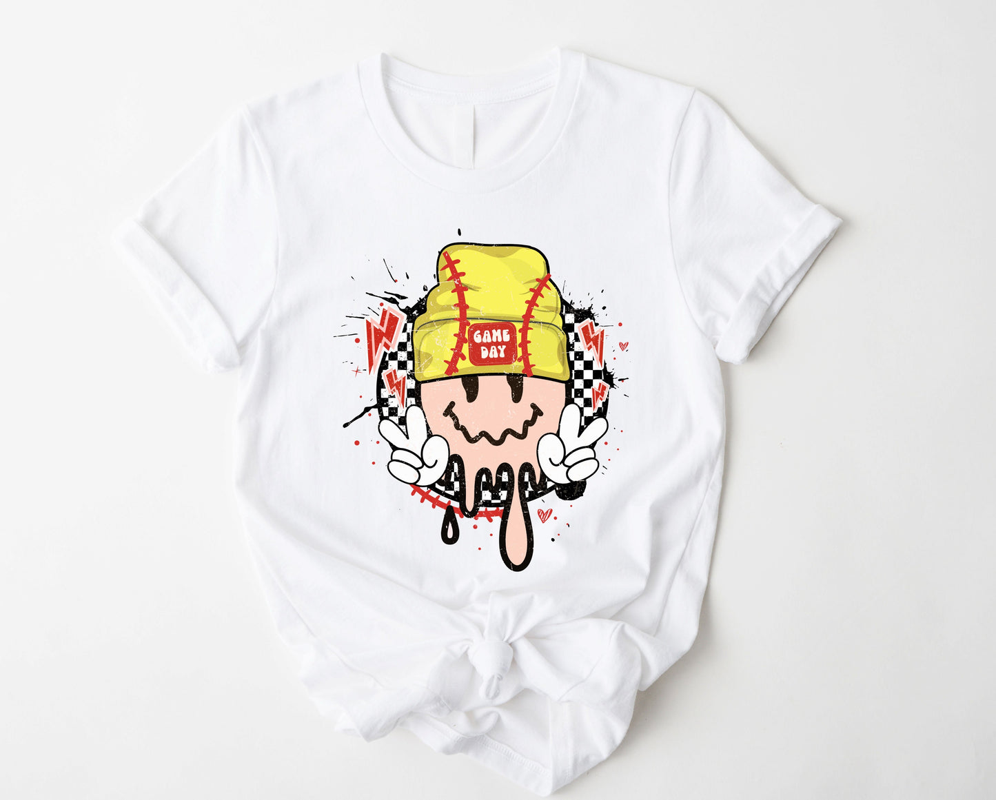 Softball: Melting Game Day Graphic Tee