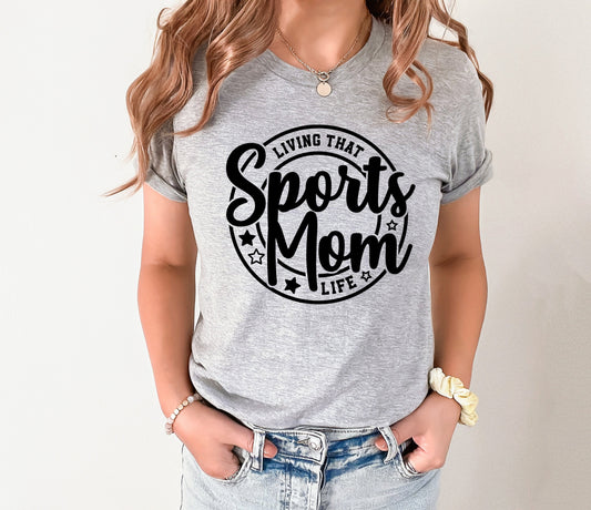 Sports Mom Life Graphic Tee