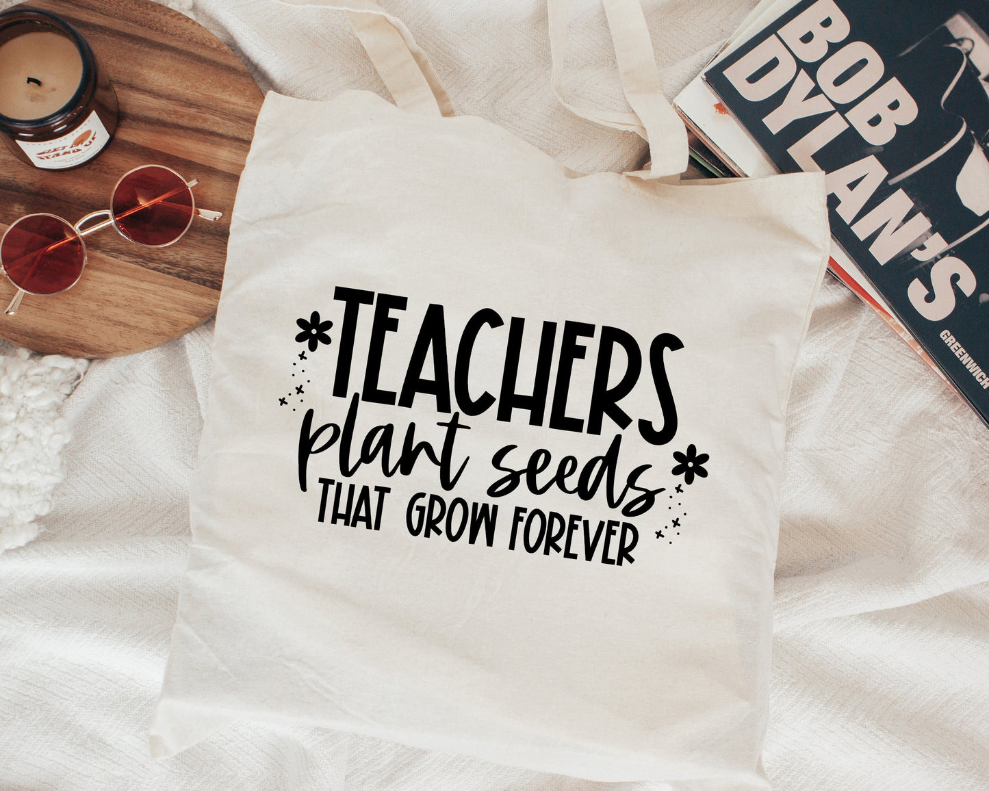Teachers Plant Seeds TOTE Graphic Tee