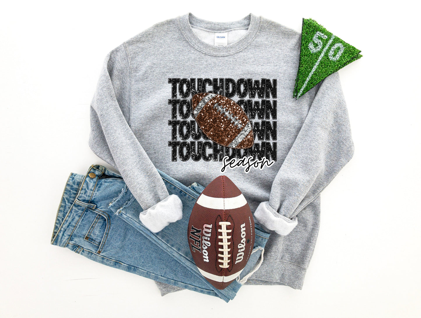 Touchdown Bling Graphic Tee