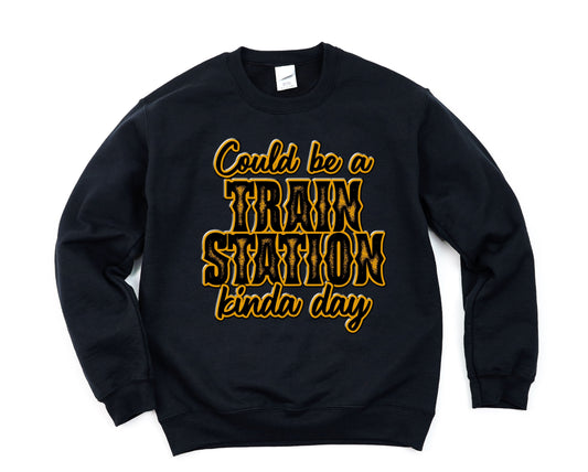 Train Station Kinda Day Graphic Tee