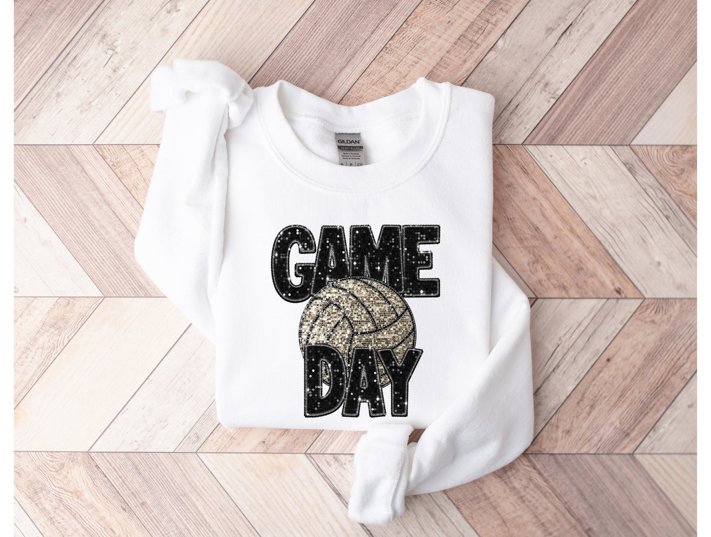 Volleyball Bling Graphic Tee