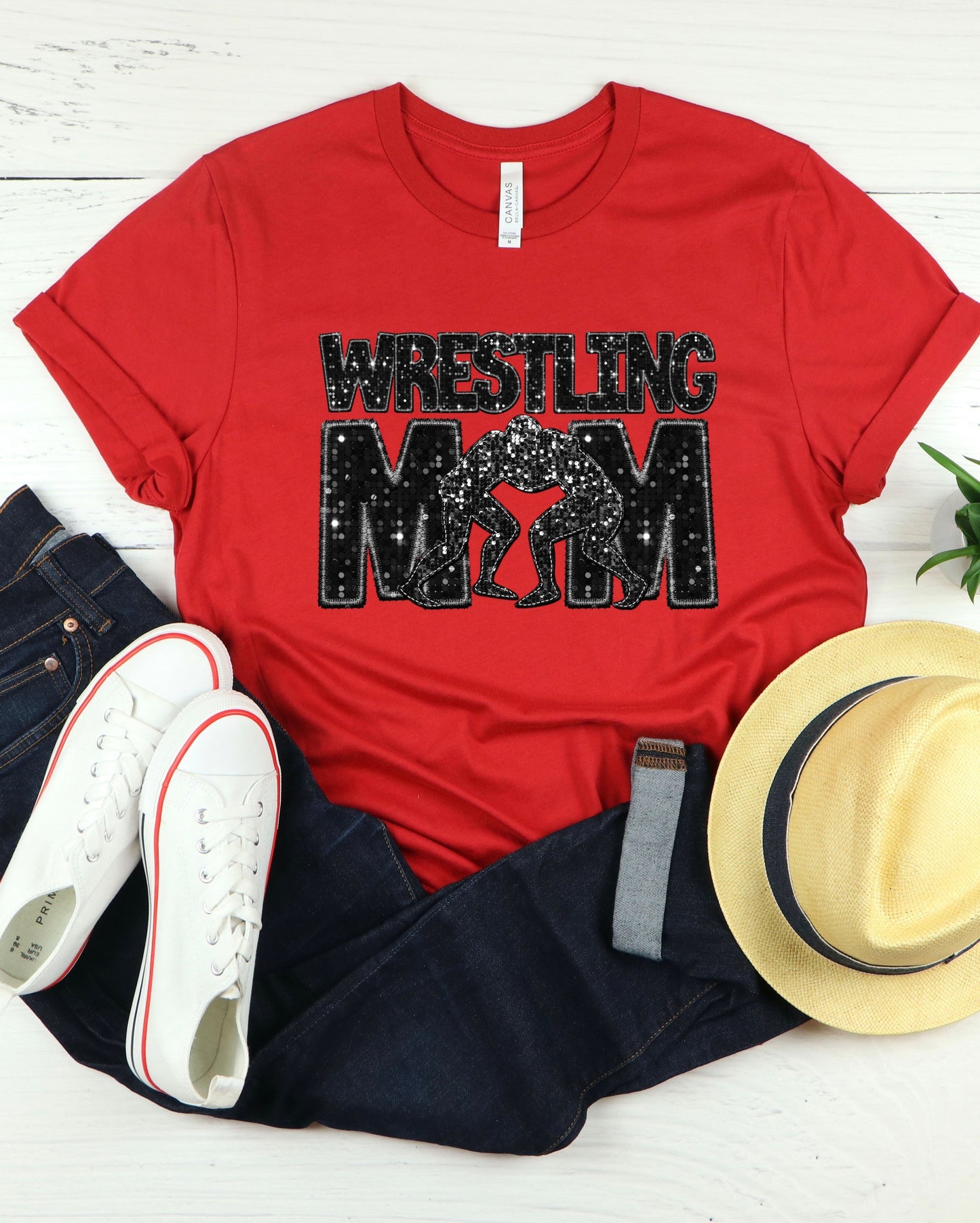 Wrestling Bling Graphic Tee